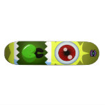 Alienígena amarela do monstro - planeta Cazmo skates