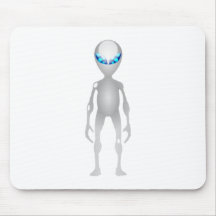 Alienígena de espaço mousepad