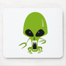 Alienígena de espaço mousepads