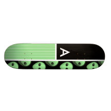 Alienígena verde & preta skate personalizado