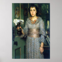 Alma-Tadema - retrato de Anna Alma-Tadema Pôsteres