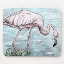 Almofada do flamingo mousepad