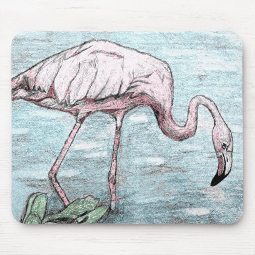 Almofada do flamingo mousepad