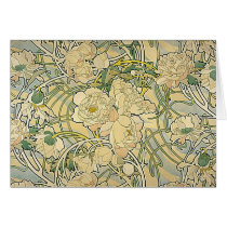 Alphonse Mucha - flores postais