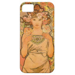 Alphonse Mucha o exemplo do iPhone 5 do rosa Capas iPhone 5 Case-Mate