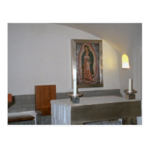 Altar nos catacombs com ícone cartões postais