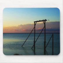 Amanhecer em Heron Island Mouse Pad