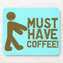 Amante do café mouse pads