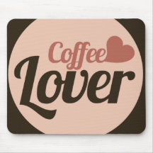 Amante do café mousepads