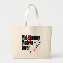 Amante moderno do meio século bolsas