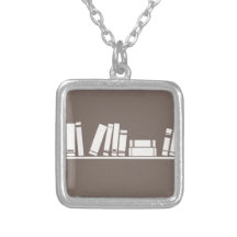 Amantes de livros! colares personalizados
