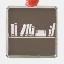Amantes de livros! enfeites para arvores de natal
