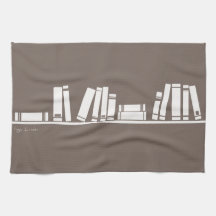 Amantes de livros! panos de prato