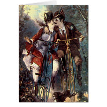 Amantes do vintage - personalize cartoes