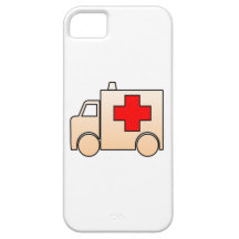 Ambulância dos desenhos animados capa iPhone 5