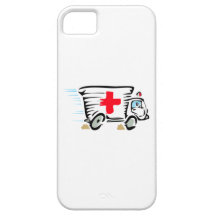 Ambulância dos desenhos animados capa iPhone 5 Case-Mate