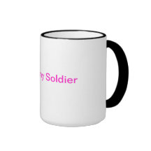Ame meu soldado canecas