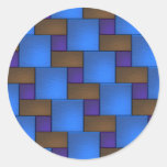 ameixa de 3tile Brown azul Adesivos