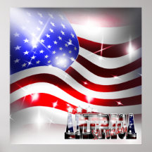América ainda que está 9/11 de poster comemorativo