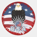 Americano orgulhoso Eagle Adesivo