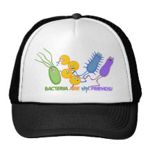 Amigos bacterianos bonés