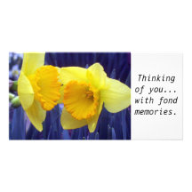 AMIGOS DO DAFFODIL CARTÃO COM FOTO PERSONALIZADO