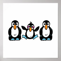 Amigos do pinguim posteres