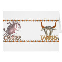 Amizade do zodíaco do Taurus do cancer de Valxart Cartoes