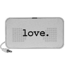 amor caixinha de som para iPod