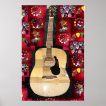 Amor da guitarra pôsteres