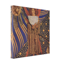 Amor de Dante Gabriel Rossetti - de Dantes Impressão De Canvas Envolvida