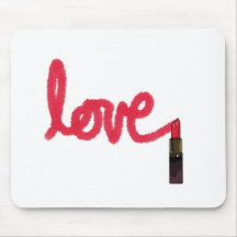 Amor do batom mousepad