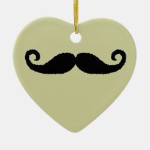 Amor do bigode enfeites para arvores de natal