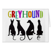 Amor do galgo cartoes