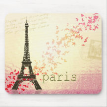 Amor em Paris Mousepads