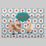 Amor retro Placemat das cisnes ostentosos cor-de-r jogos americanos da american mojo