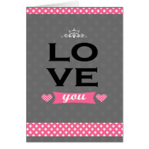 Amor romântico bonito cartões
