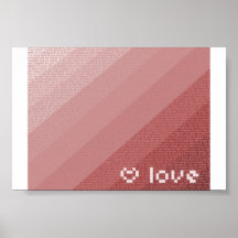 Amor rosa vermelha impressão