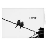 Amor/vista no mesmo sentido cartao