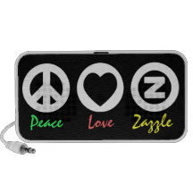 Amor Zazzle da paz Caixinhas De Som Para iPhone