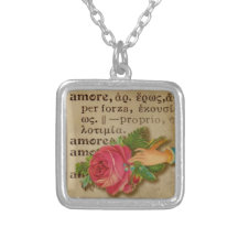 Amore - colar italiana do pendente do amor - namor