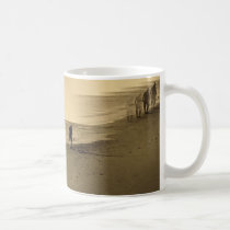 ancião na caneca da praia canegas