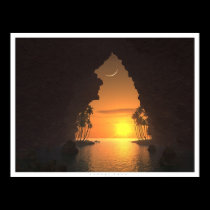 Angra do por do sol posters