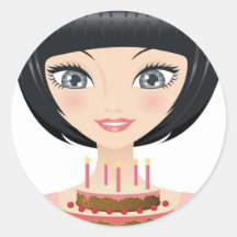 Aniversário Adesivos