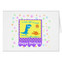 Aniversário animal histórico - cartão