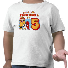 Aniversário de Lil Firegirl 5o Tshirt