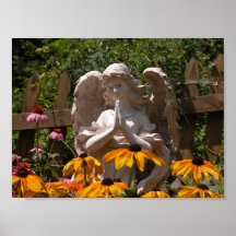 Anjo 3 do jardim pôsteres
