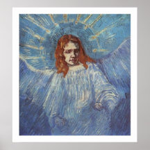 Anjo por Vincent van Gogh Pôsteres