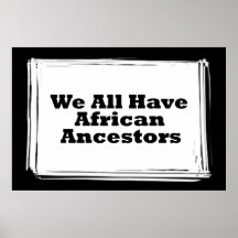 Antepassados africanos pôsteres