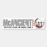 Anti-McCain círculo Adesivo